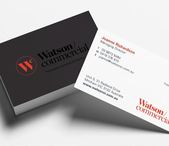 Watson Commercial Business Cards