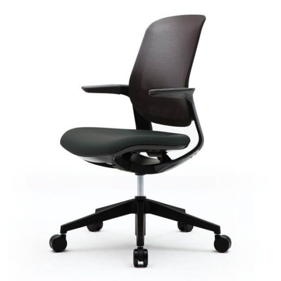 Fursys T25 Flight | ergonomic chair black mesh black base