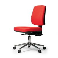Leo | high back ergonomic task chair chrome base