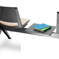 Kentra beam seating commercial furniture insitu upholstered seat shelf