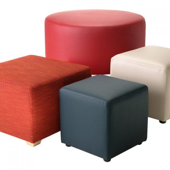 Ottomans custom Cubes drums education commercial furniture