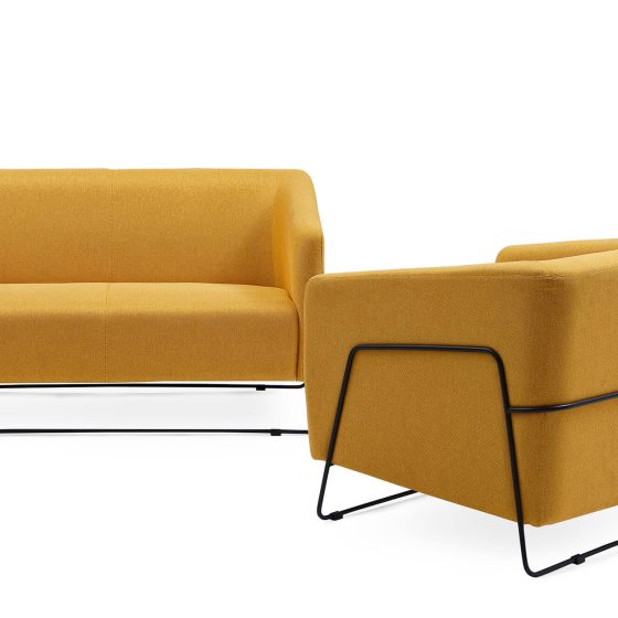 Zames 2 seater sofa lounge chair commercial furniture