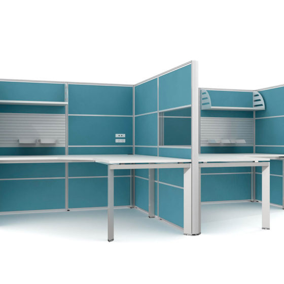 Floor mounted screens Ducted Full Height Screens