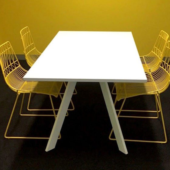 Inspire Meeting Table Yellow