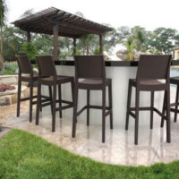 Jamaica barstool outdoor bar furniture