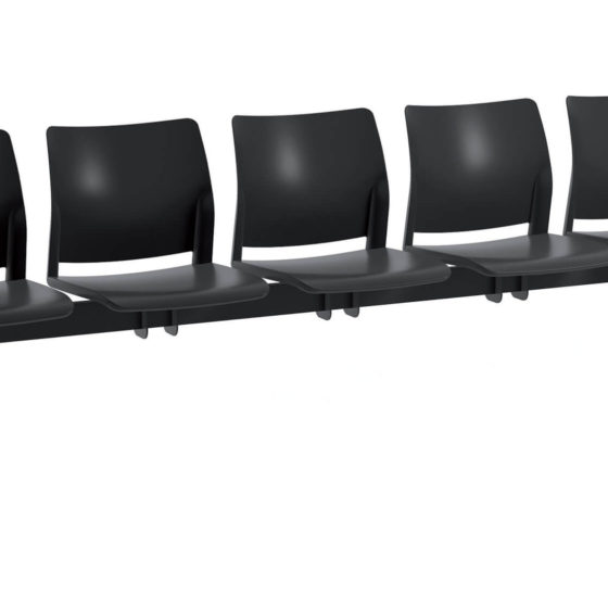 Oxygen CS 02 Beam seating 5 seater waiting room furniture