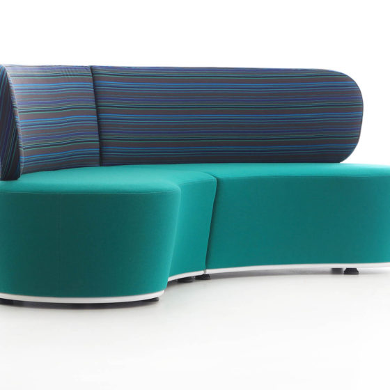 Pinto sofa fully upholstered 3 seater ocean