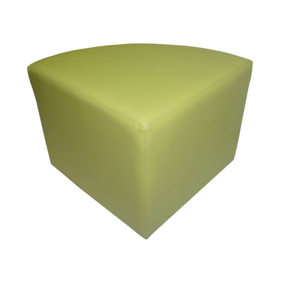 Quad ottoman seat green