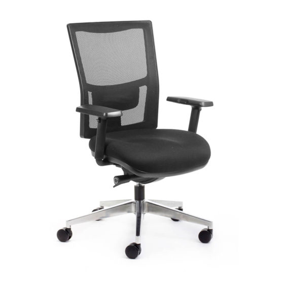 Team Air Executive task chair Sync Mechanism alloy base arms