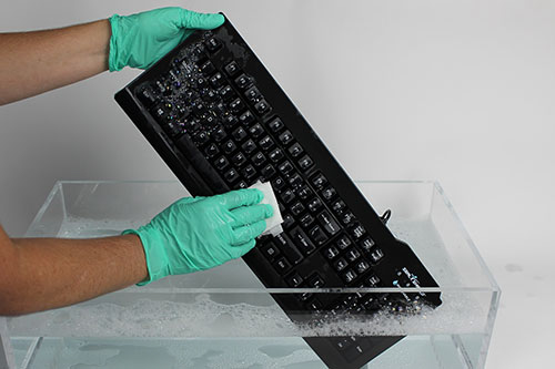 Deal Shield Silver Seal Medical keyboard is fully immersible in water