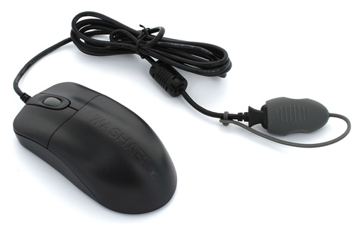 Seal Shield Silver Storm medical mouse in black has USB cable and antimicrobial properties