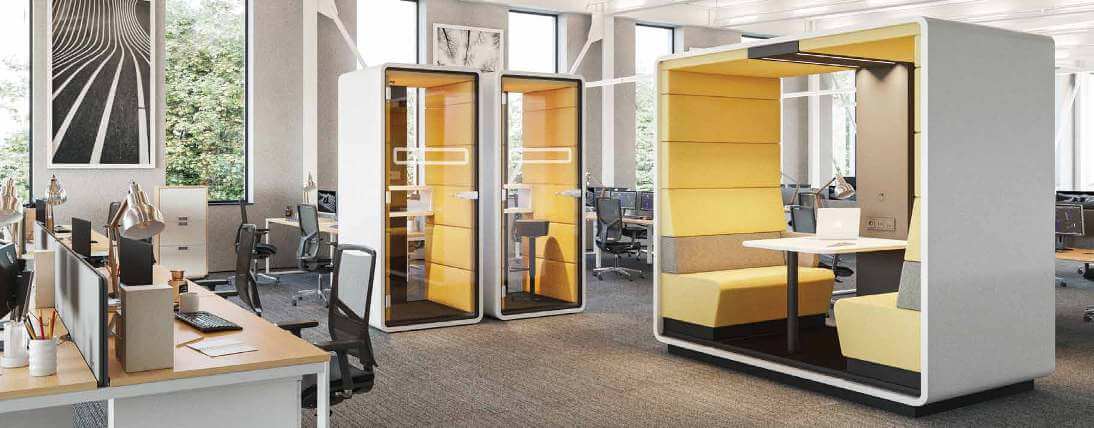 Hush Meet Acoustic pods for workplace meetings