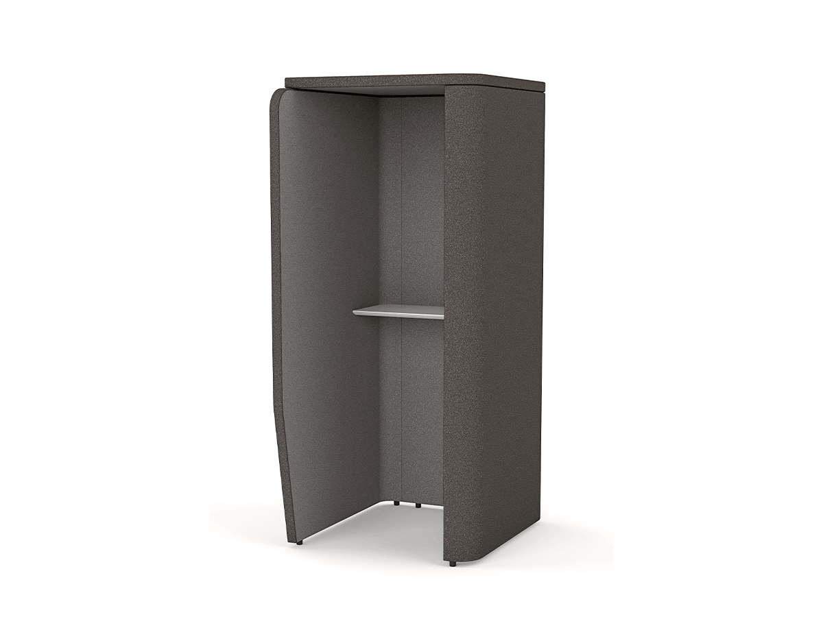Freestanding acoustic phone booth for workplace