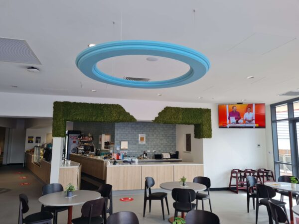 MSC Cafeteria + Green Wall + Pendant