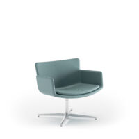 Poppea-Plus-Soft-seat-swivel-base-lounge-chair