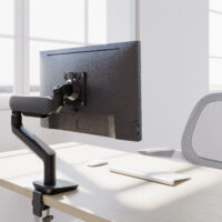 Rising-Fellowes-Monitor Arm Single-black