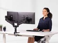 Tallo-Fellowes-Monitor Arm Dual-Black