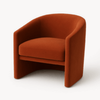 Willow 6 Armchair – Rust