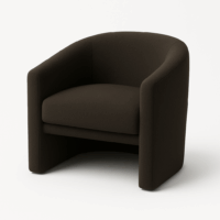 willow 6 Armchair – solid back